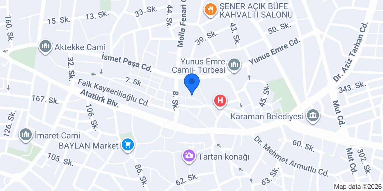 Baloğlu Kuru Temizleme Ve Çamaşırhane konumu