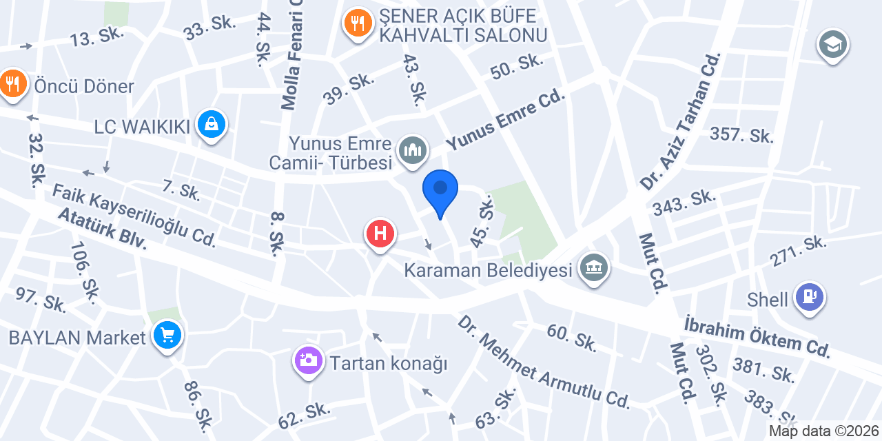Pars Grafik konumu