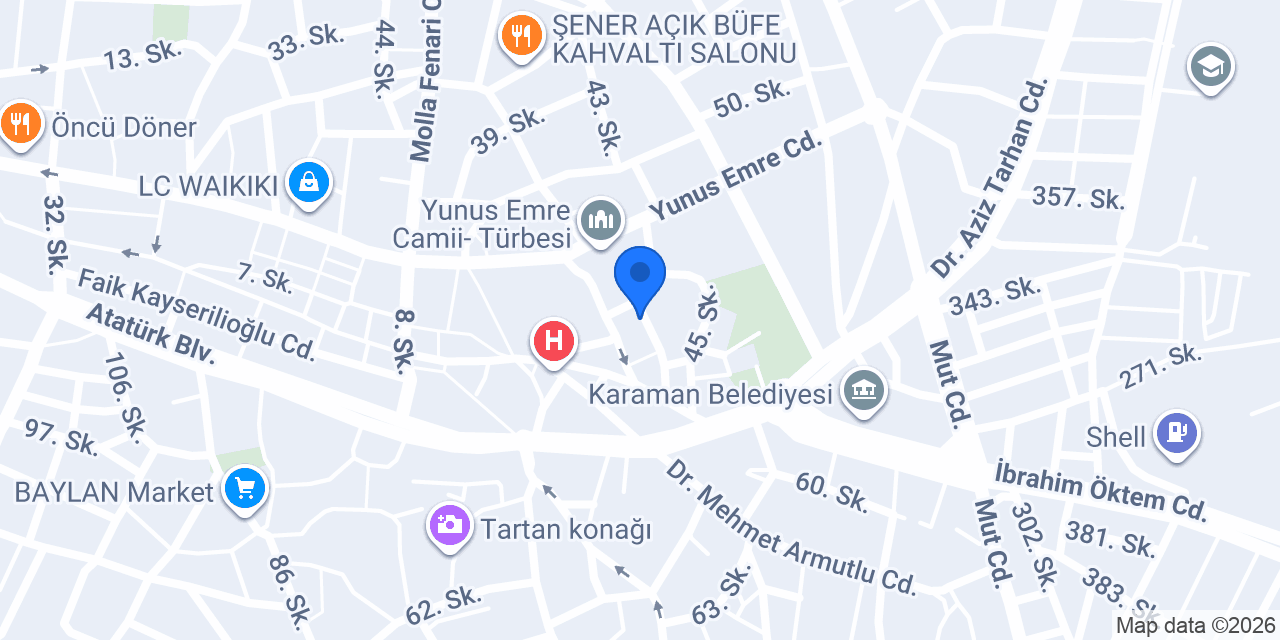 Karaman Danışmanlık konumu