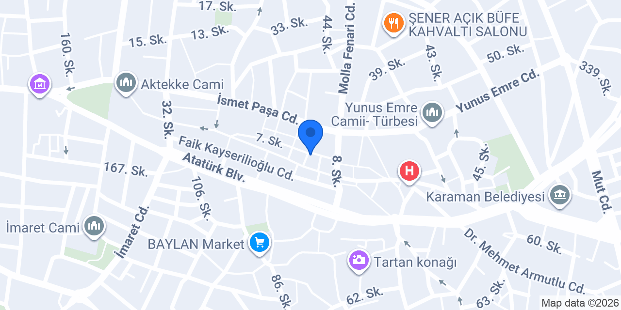 Sarraf İbrahim Emre OKUR konumu
