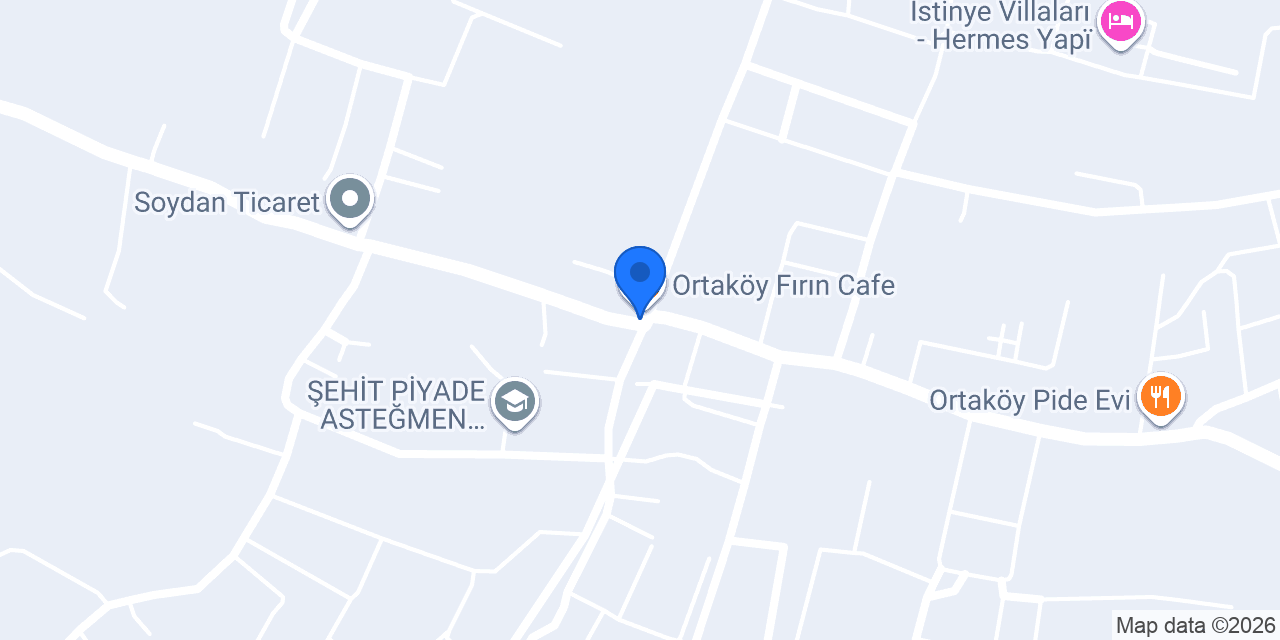 Ortaköy Fırın Cafe konumu