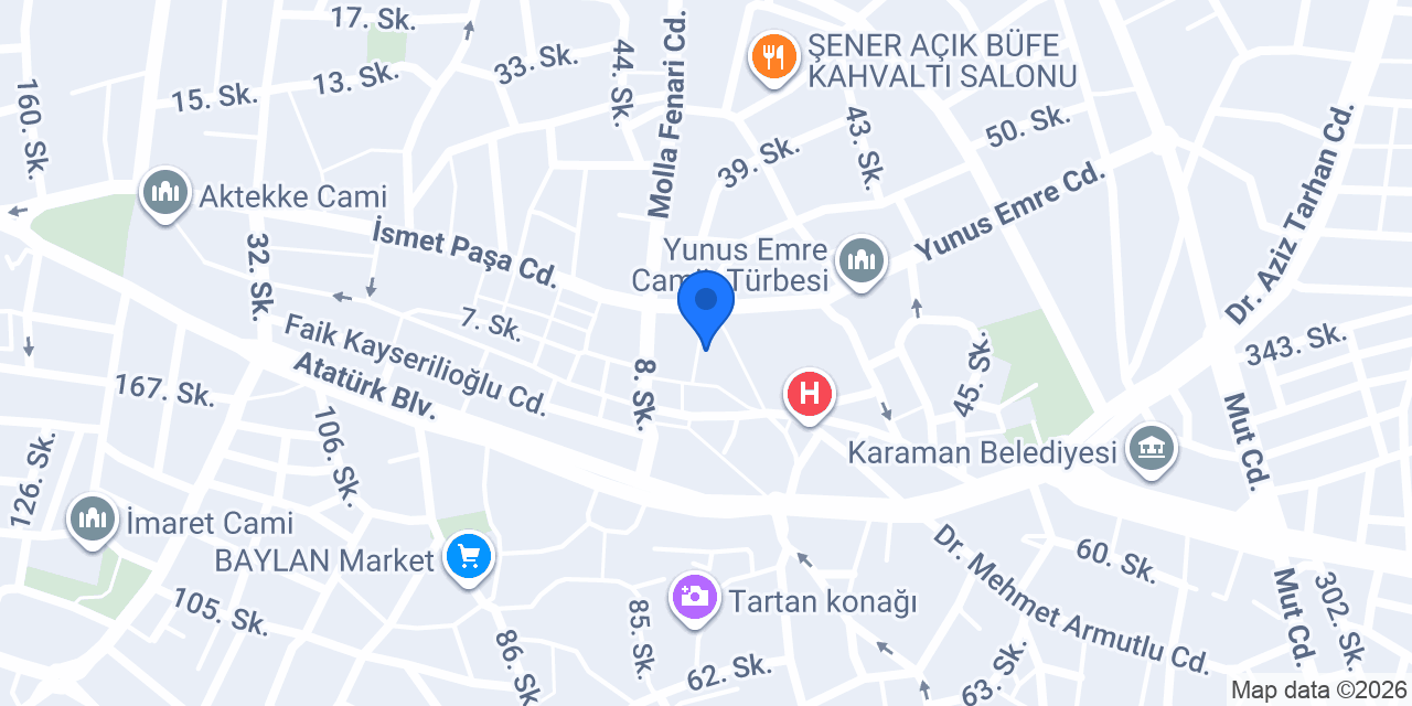 Feritler Tekstil konumu