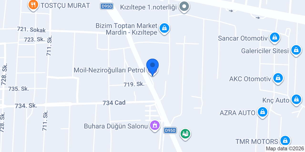 Moil-Neziroğulları Petrol konumu