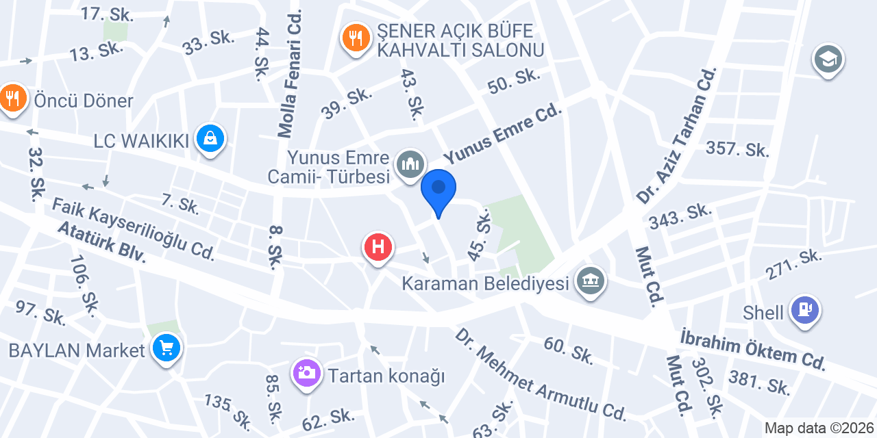 Kuzey Yapı Mimarlık konumu