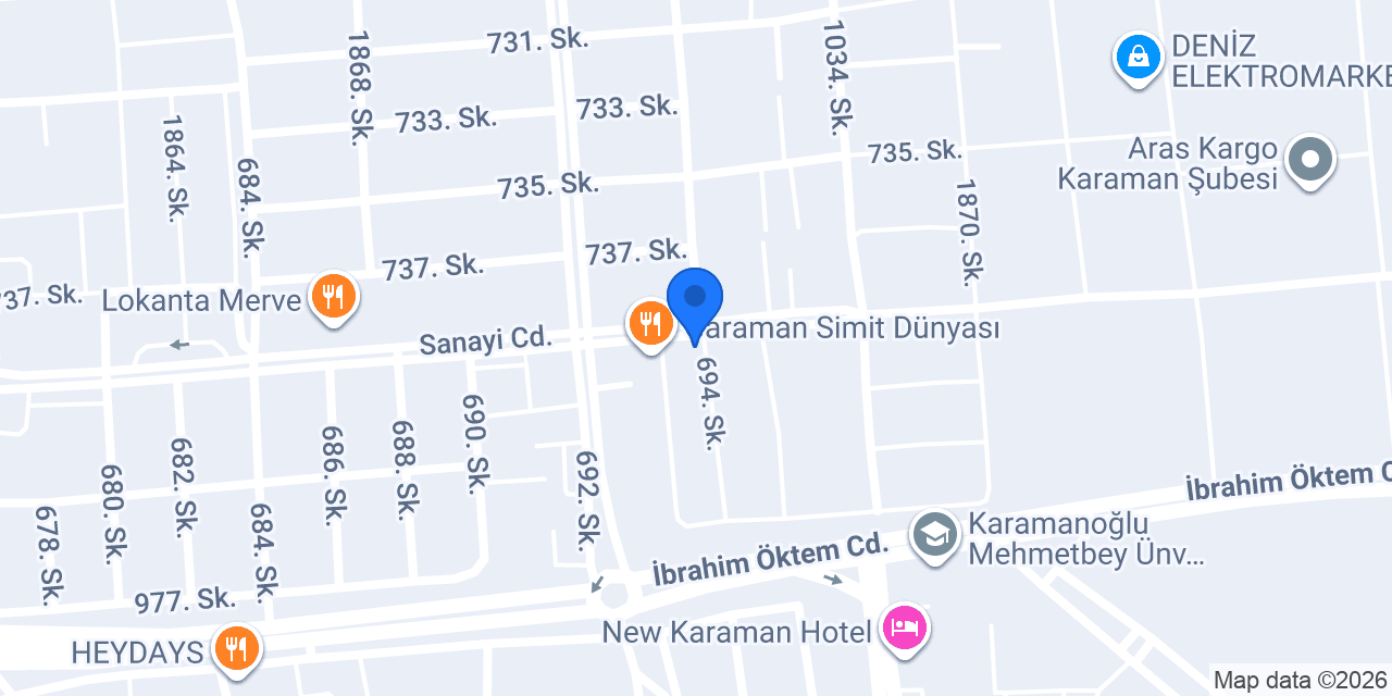 İlke Mobilya konumu