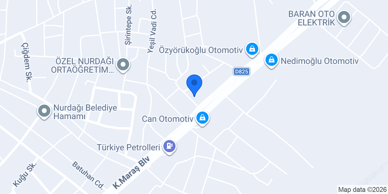 ATAROĞLU OTOMATİV konumu