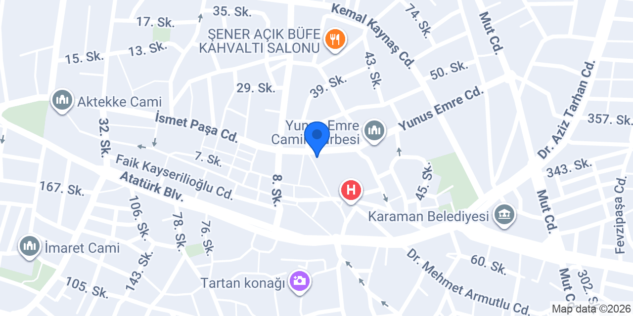 Diş Hekimi Sefa ÖZKAVAK konumu