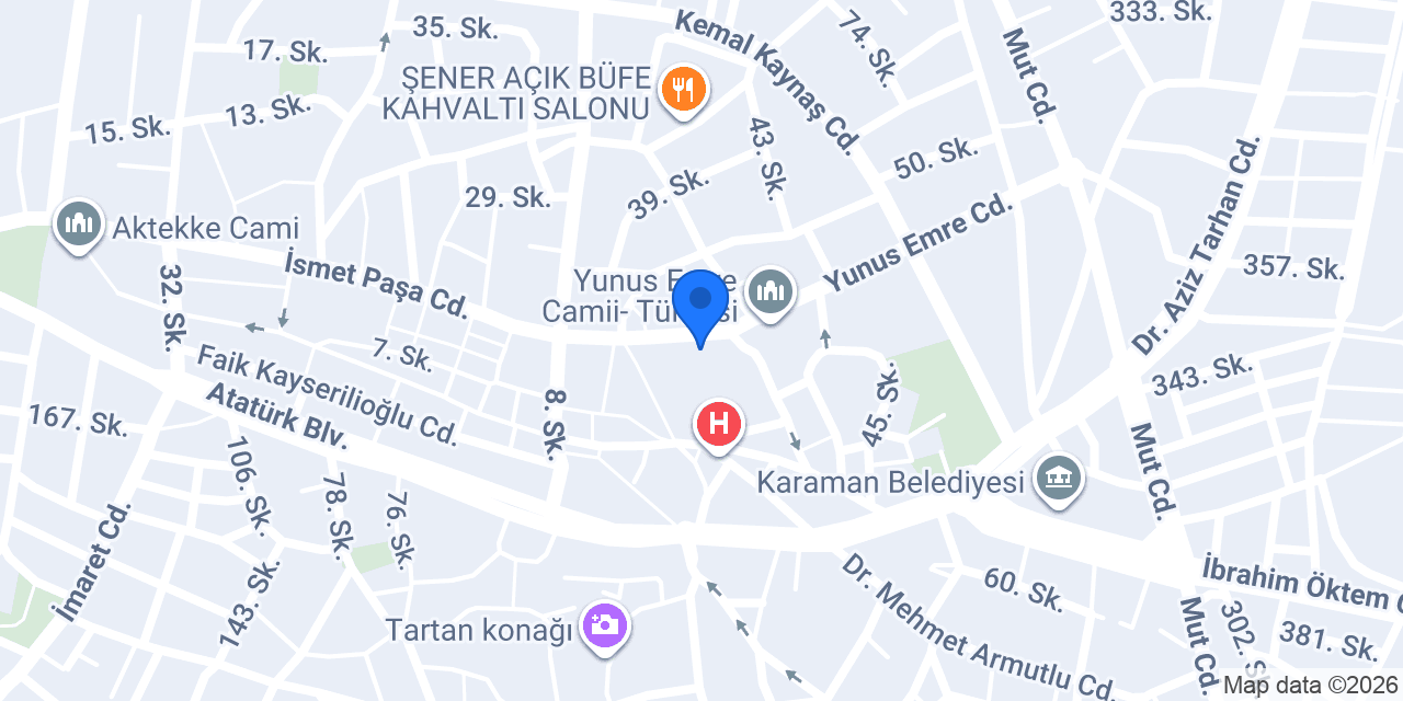 Karizma Sürücü Kursu konumu