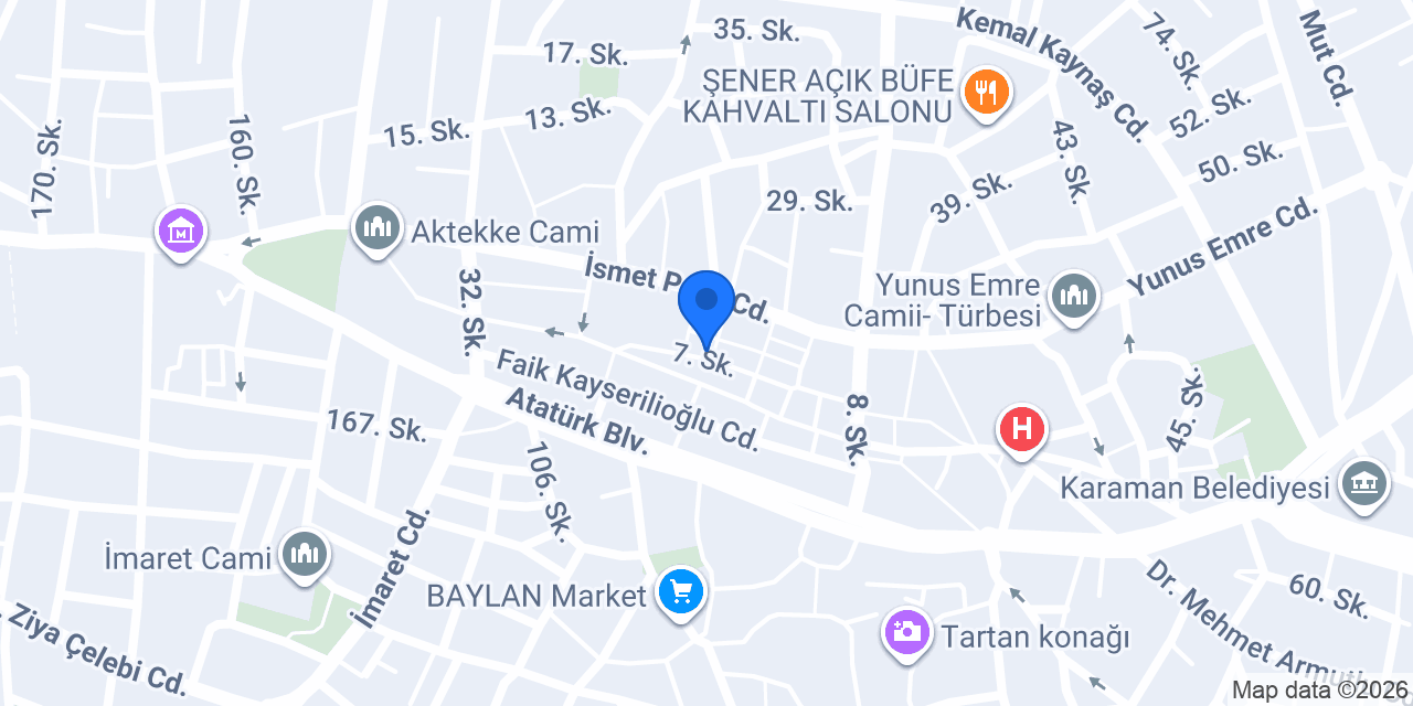 Diker Kuyumculuk konumu