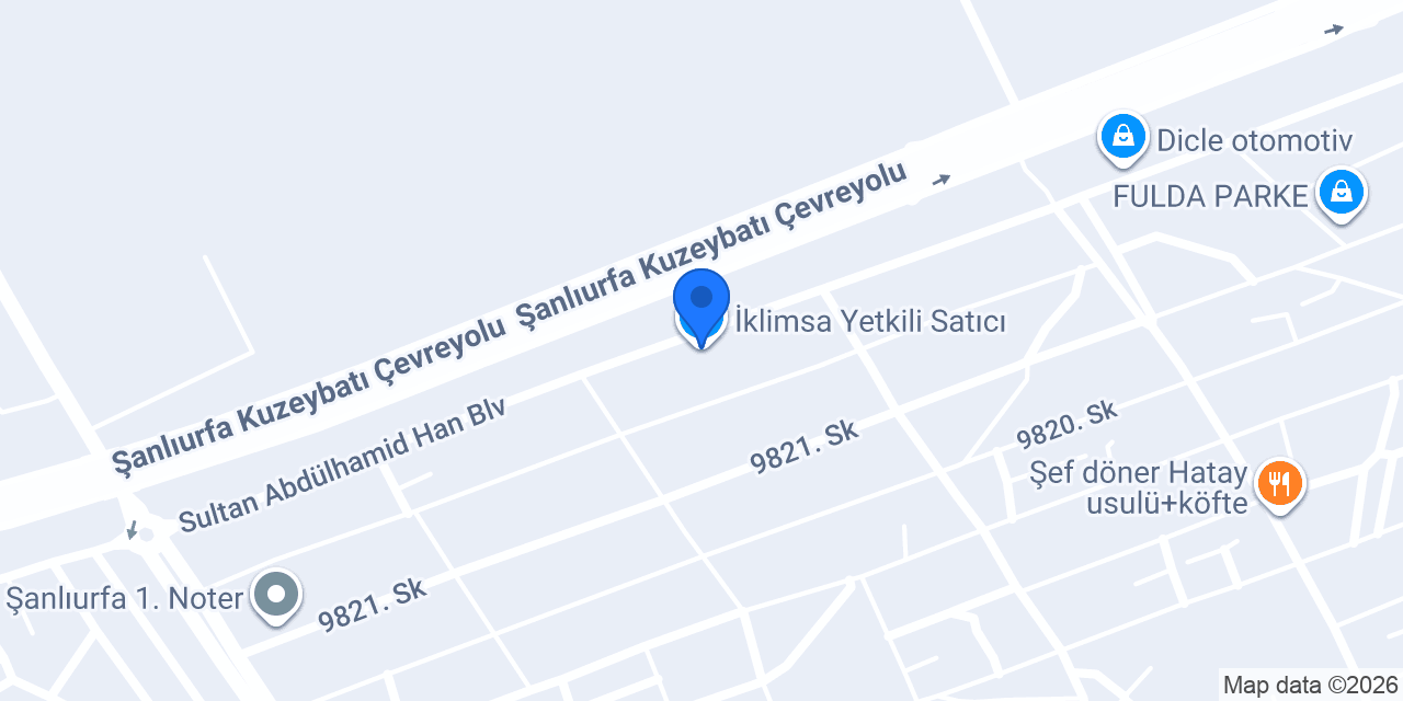 İklimsa Yetkili Satıcı konumu