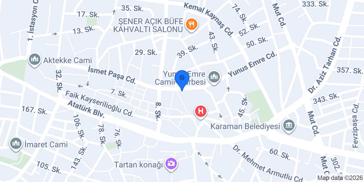 Özgür Harita Emlak konumu