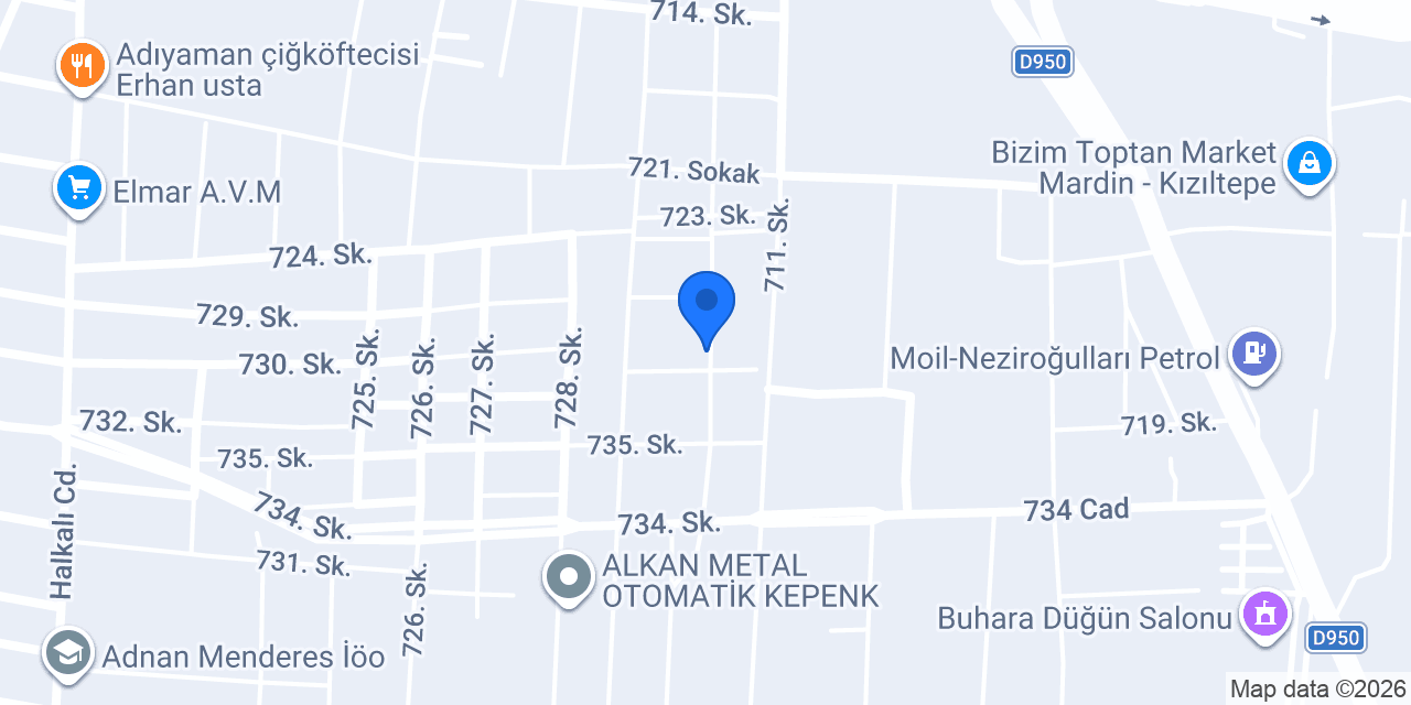 Meher Teknik Hırdavat konumu