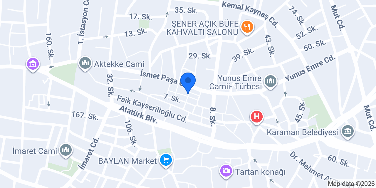 Yavuzaslan İnşaat konumu