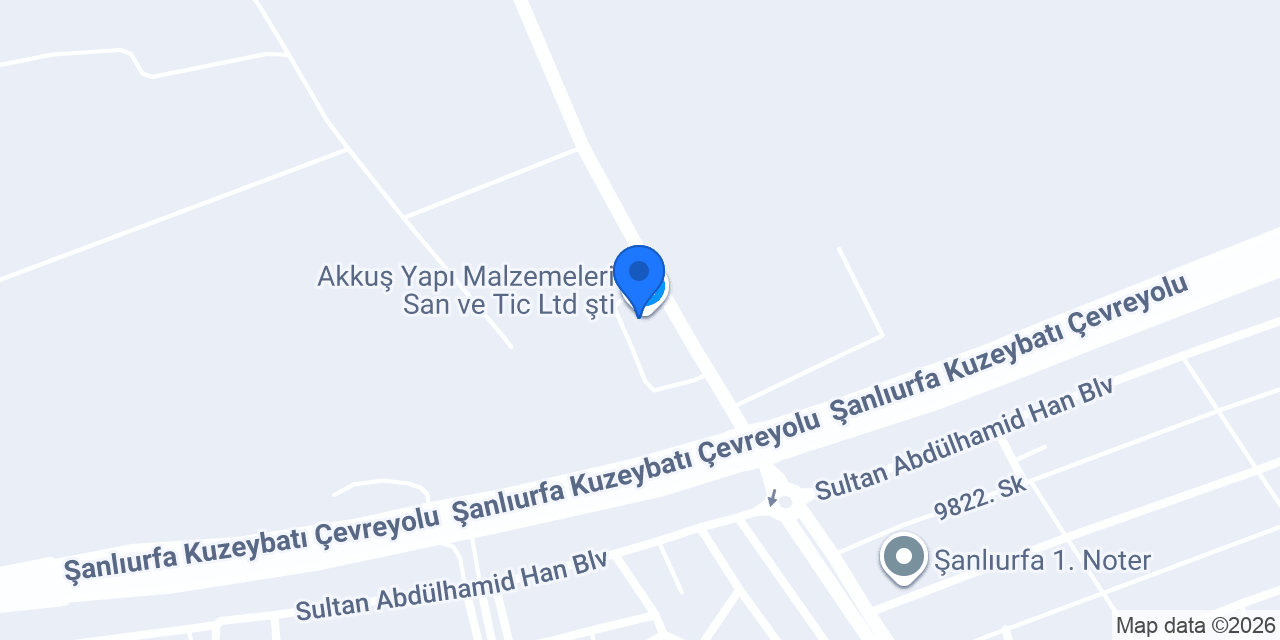 Akkuş Yapı Malzemeleri San ve Tic Ltd şti konumu