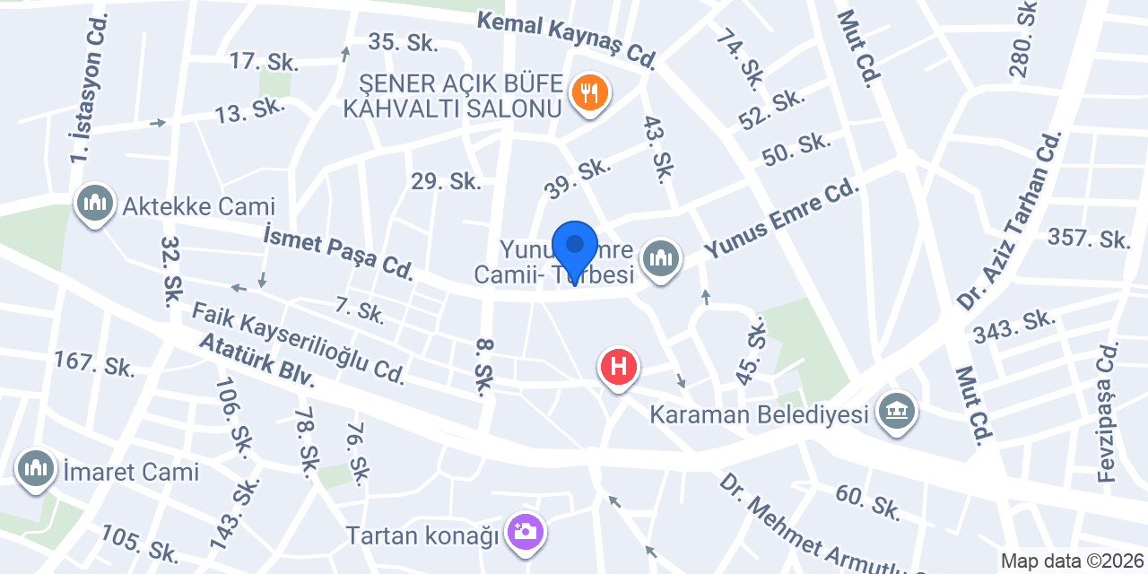 Hatay Döner konumu