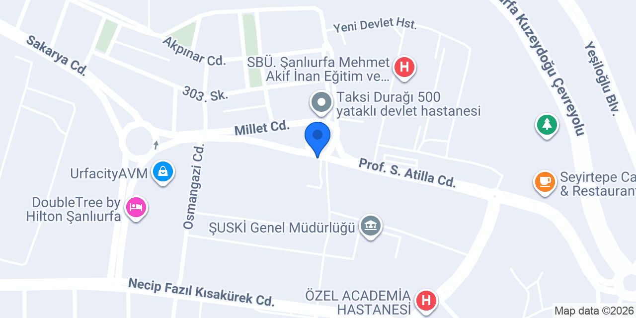 ÇİÇEK BAHÇESİ URFA konumu