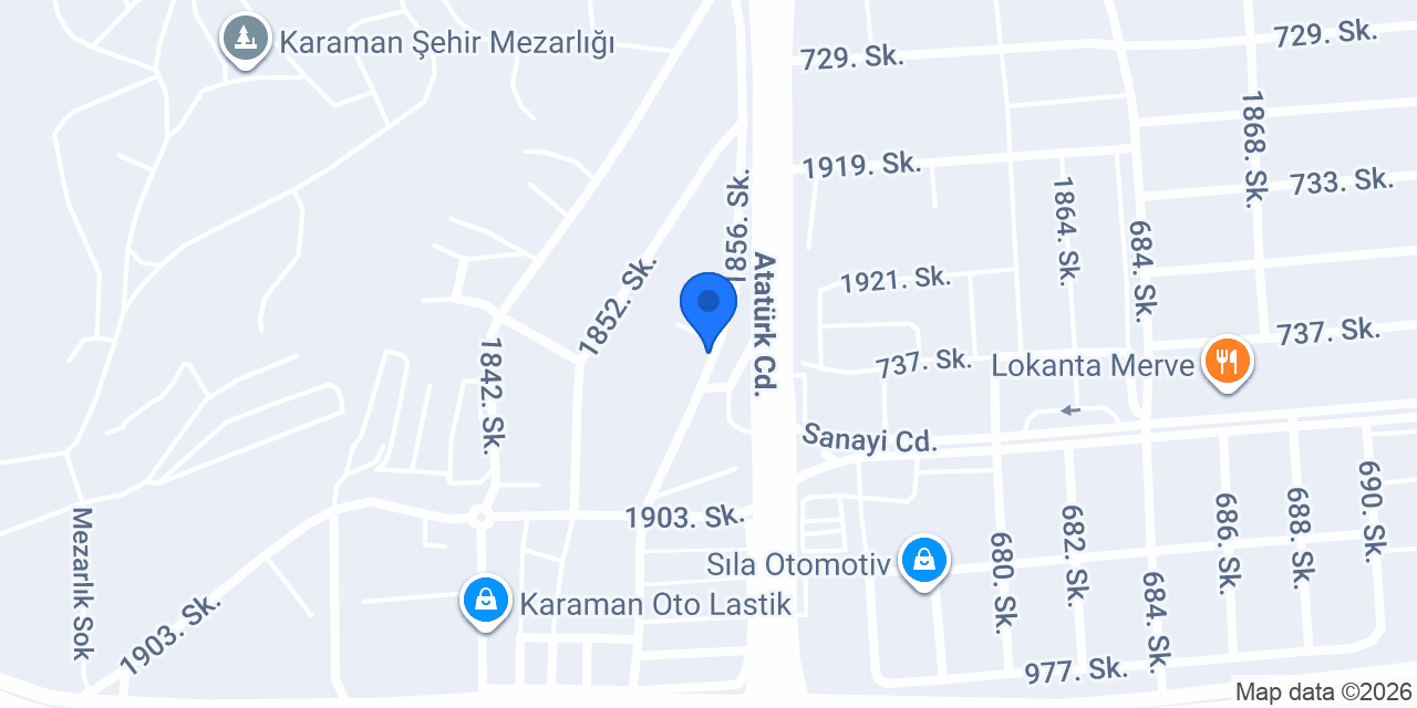 FK OTO SERVİS konumu