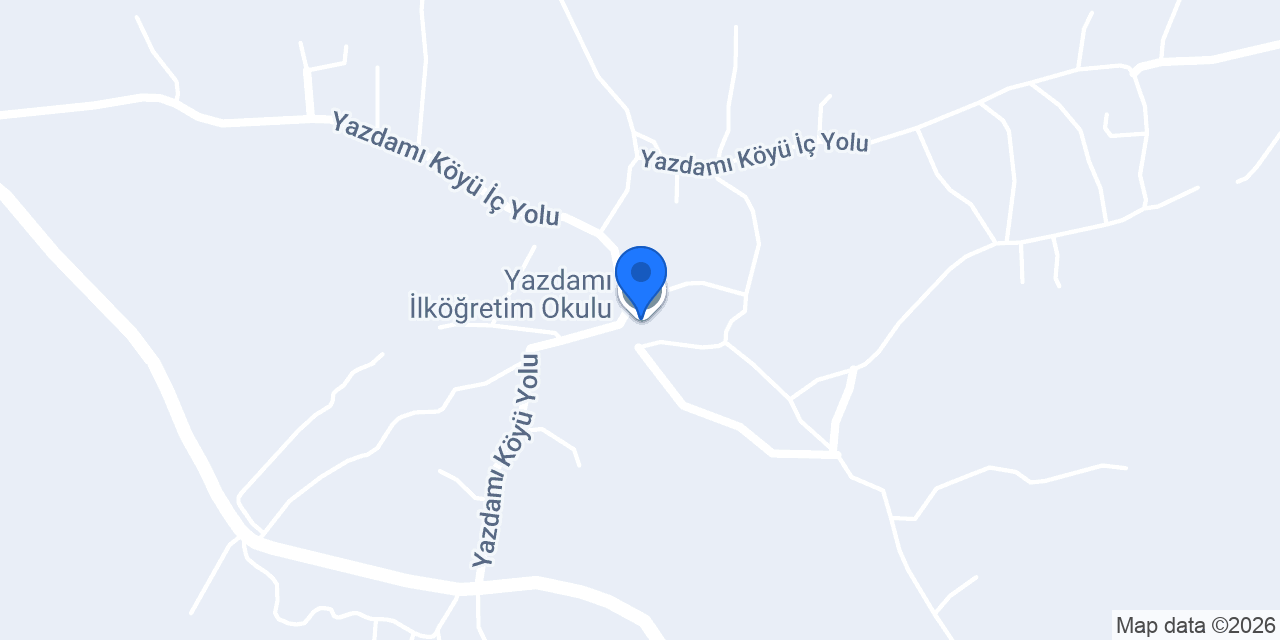 Yazdamı İlköğretim Okulu konumu
