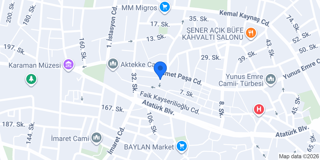 Karaman Anka Tour konumu