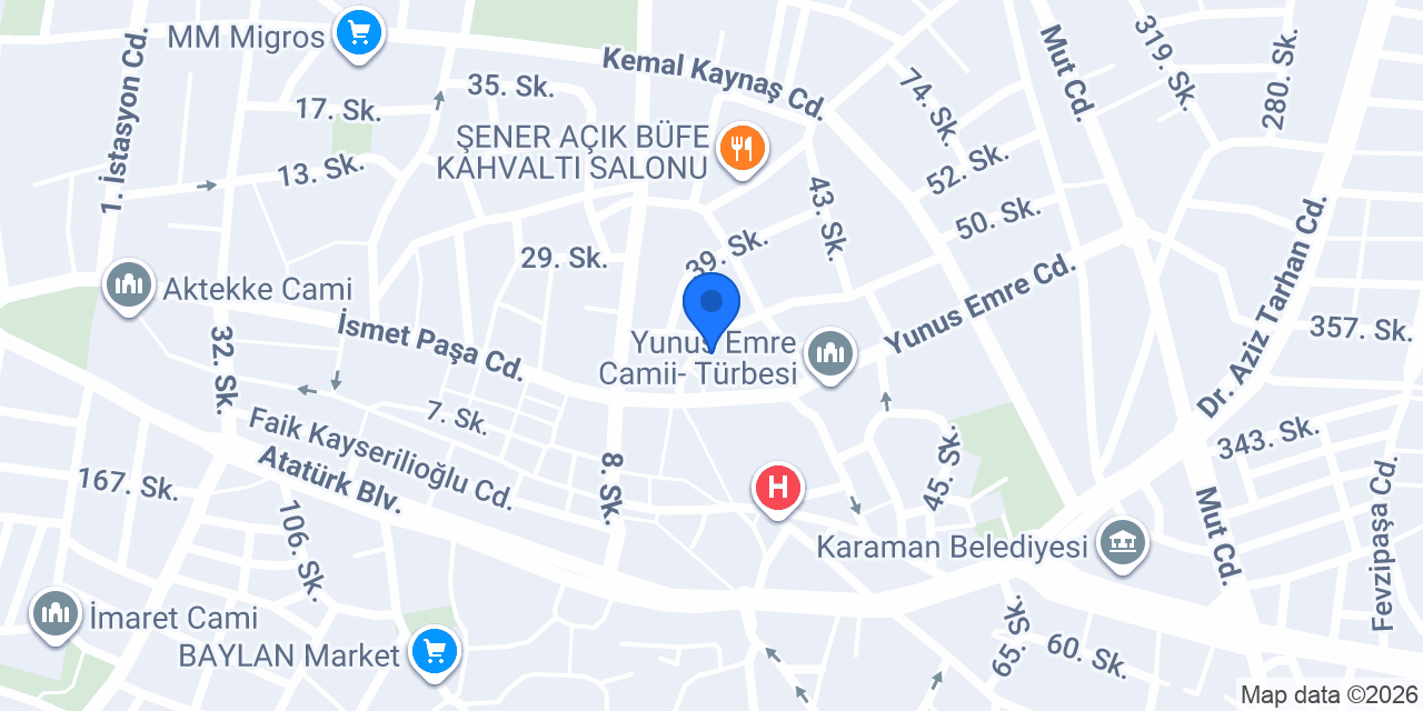 Av.Ahmet Recai EVCEN konumu