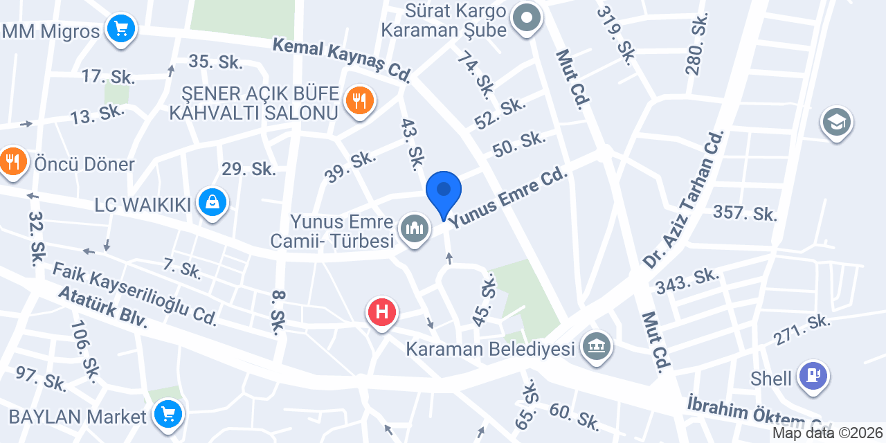 HASTAT Döner Kebap konumu
