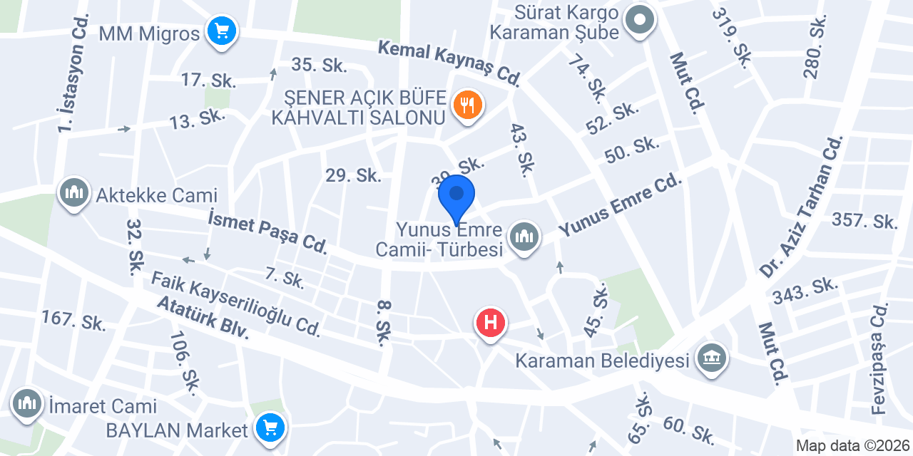 YÜZBAŞIOĞLU İnşaat & Mimarlık konumu