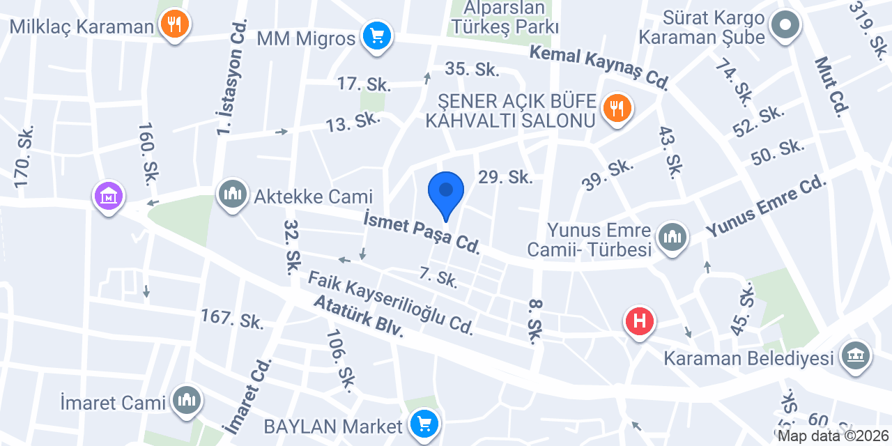 Lüks Karaman Seyehat konumu