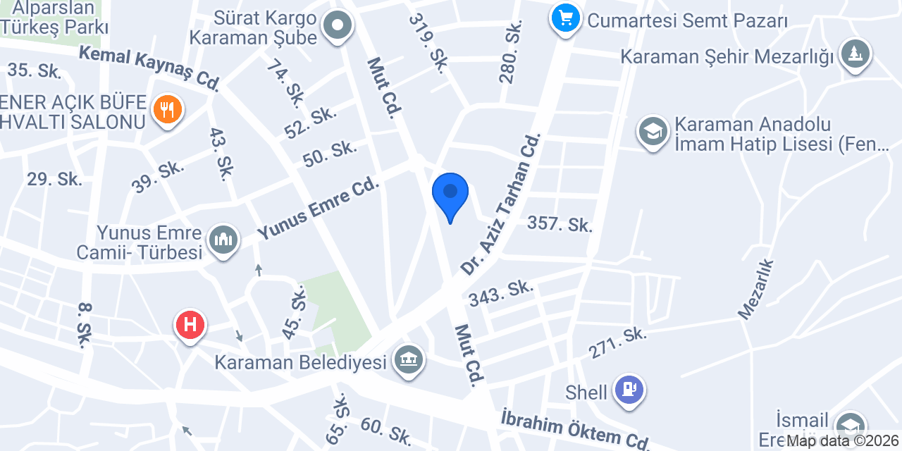Yusuf Akyüz Hair Studio konumu