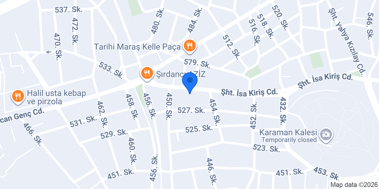 Tanar Oto Lastik konumu