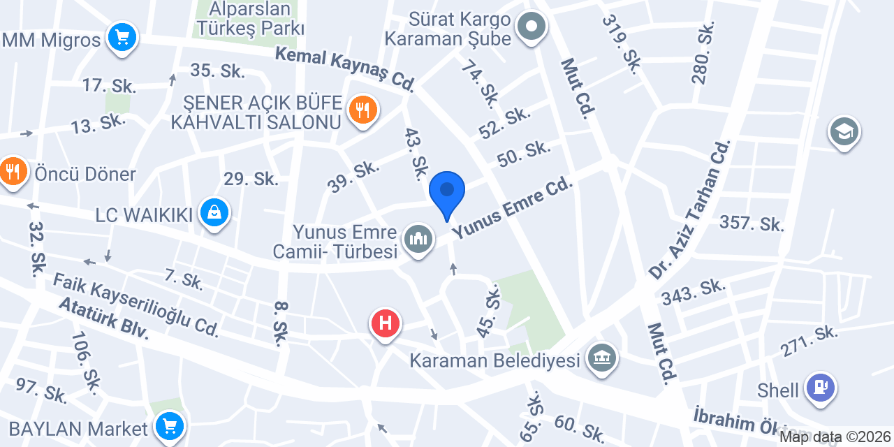 Karagözler perde konumu