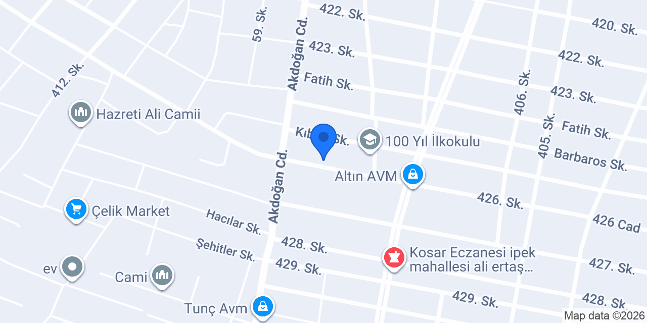 Evren mobilya konumu