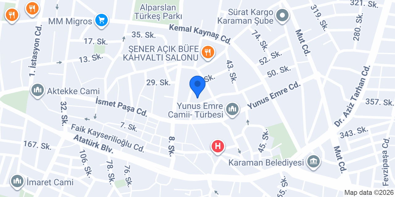 Ocakbaşı konumu
