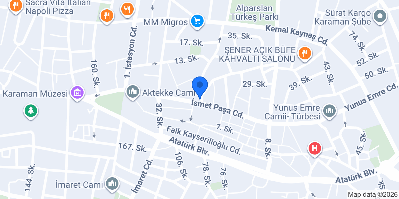Işık Eczanesi konumu