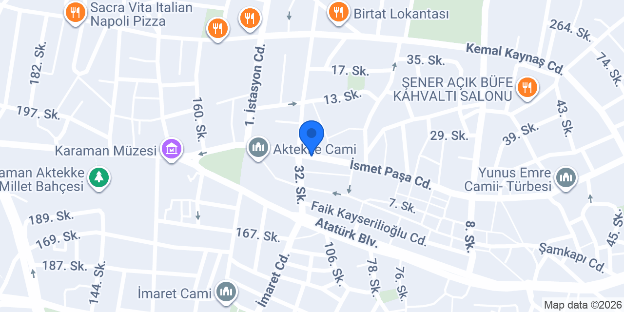 Arisdo Park Karaman konumu