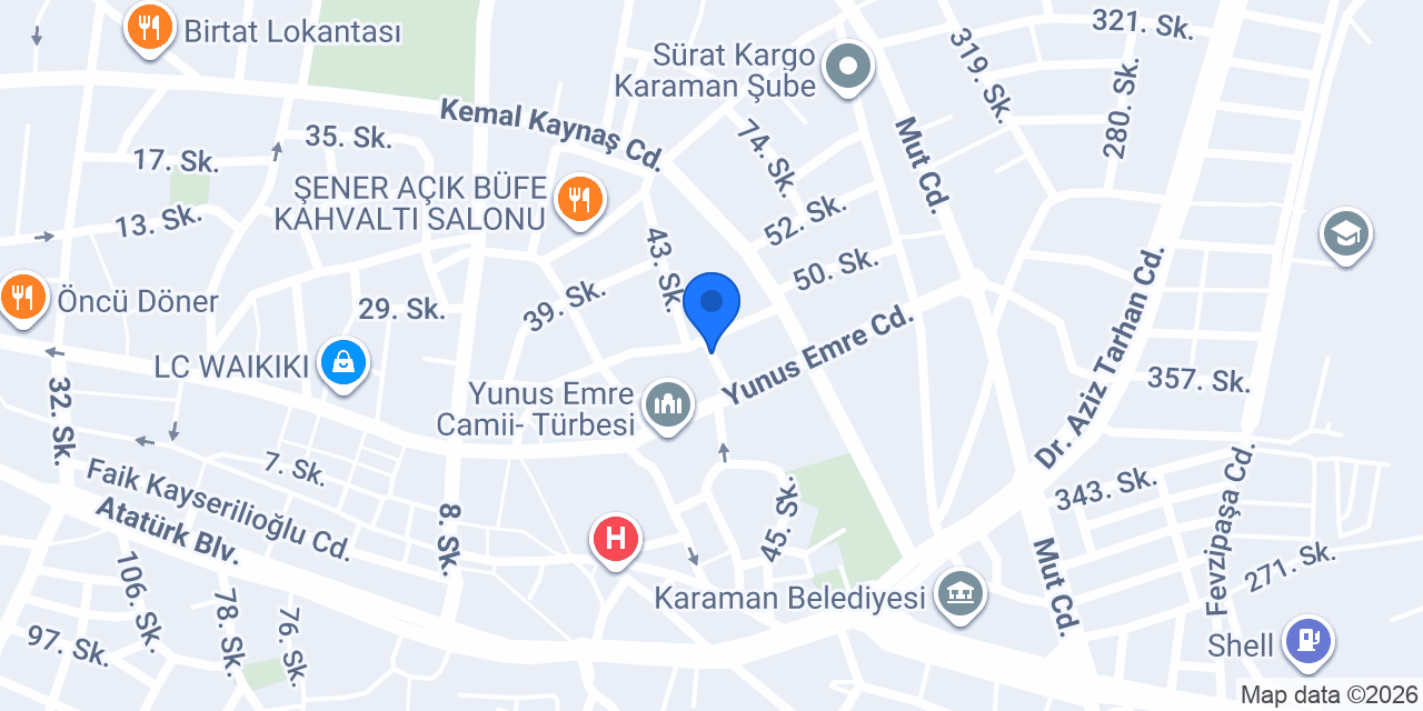 Öztürk İnsaat & Group konumu