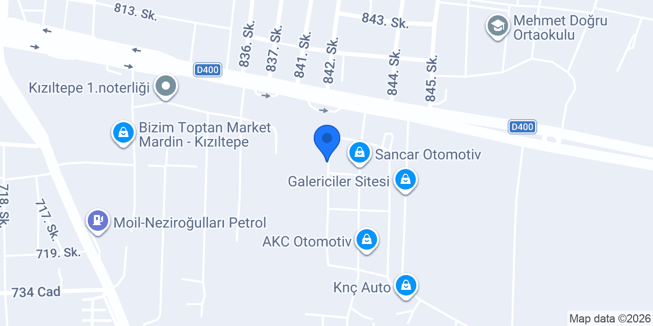 EMEK OTOMOTİV konumu