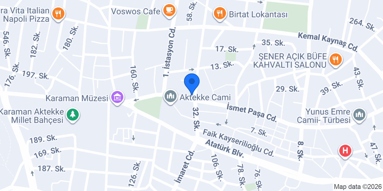 Suat Sürücü Kursu konumu