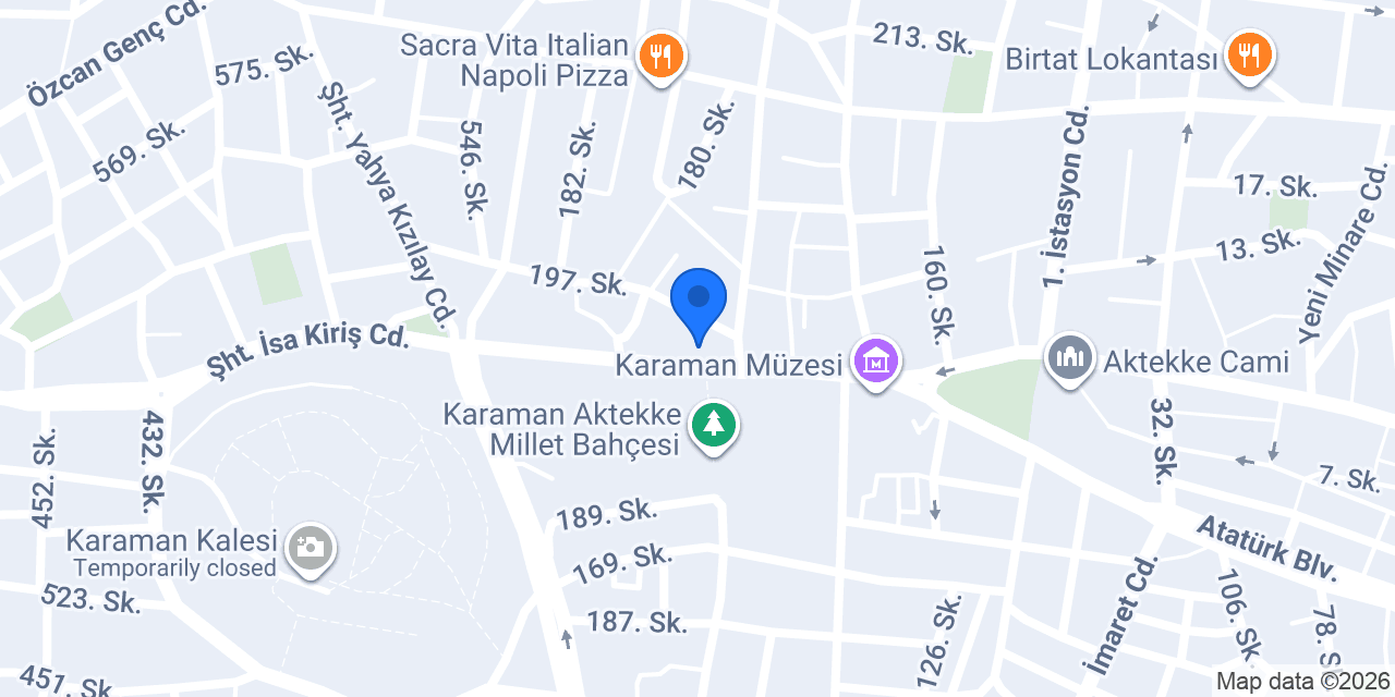 Lazer Tasarım konumu
