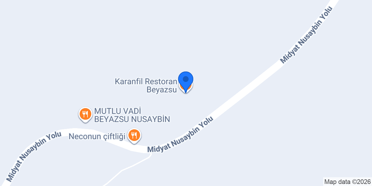 Karanfil Restoran Beyazsu konumu