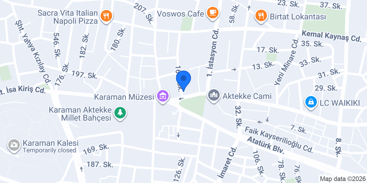 COŞKUN RENT A CAR konumu