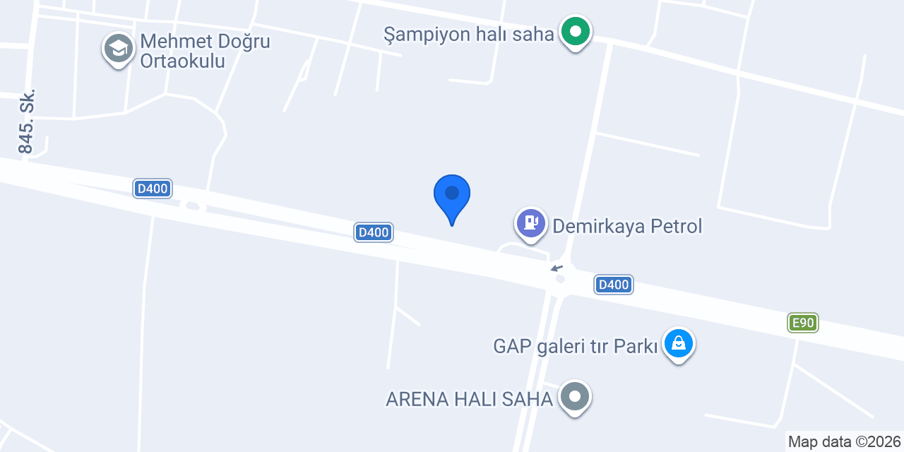 ERD YEDEK PARÇA konumu