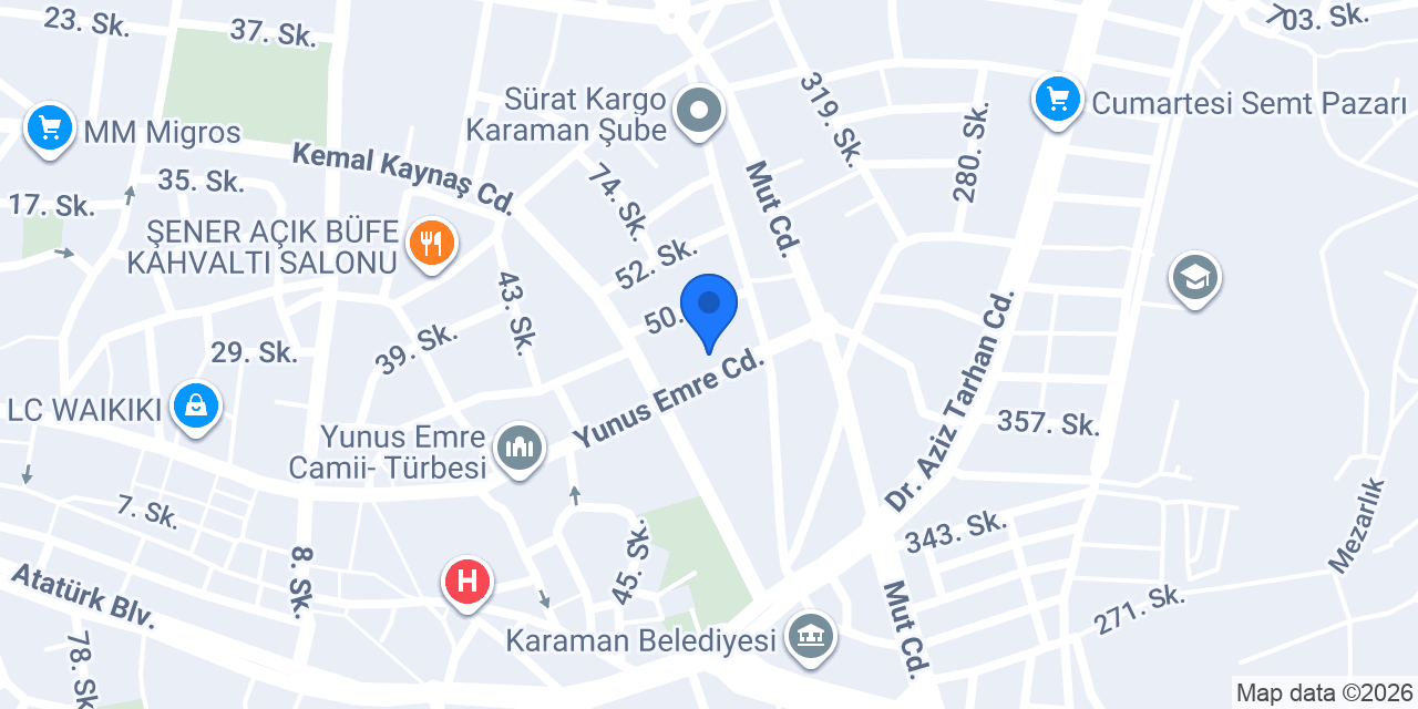Gürsoy Reklam konumu