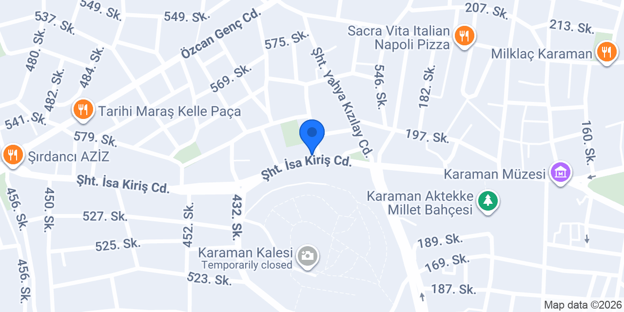 Maça okey salonu konumu