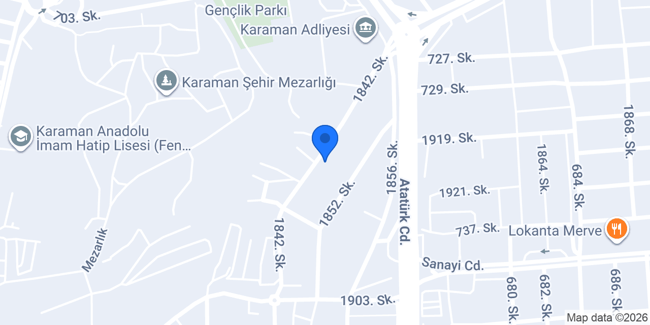 Kale Seramik Çeşitleri ve Yapı Grubu konumu