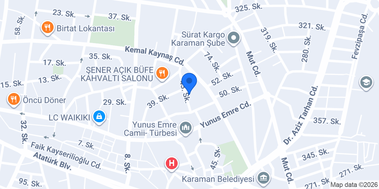 Siteler Mobilya konumu