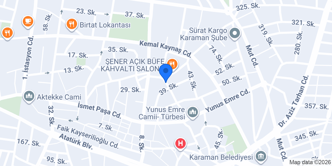 AKTİF EMLAK&İNŞAAT konumu