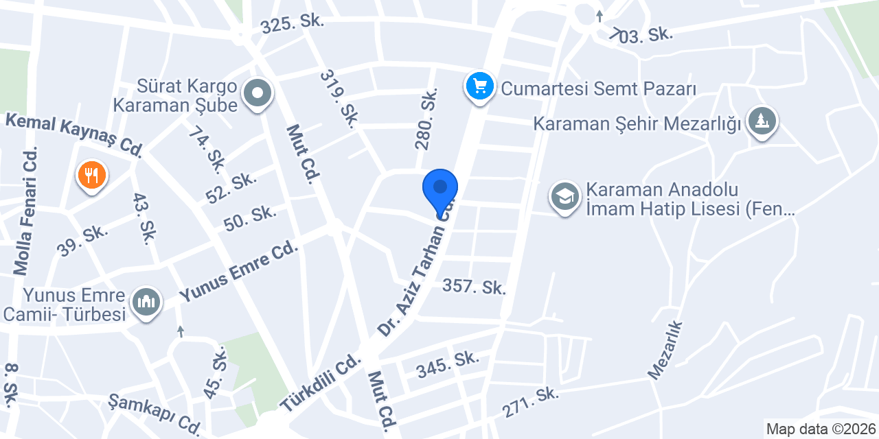 ALFEMO KARAMAN konumu