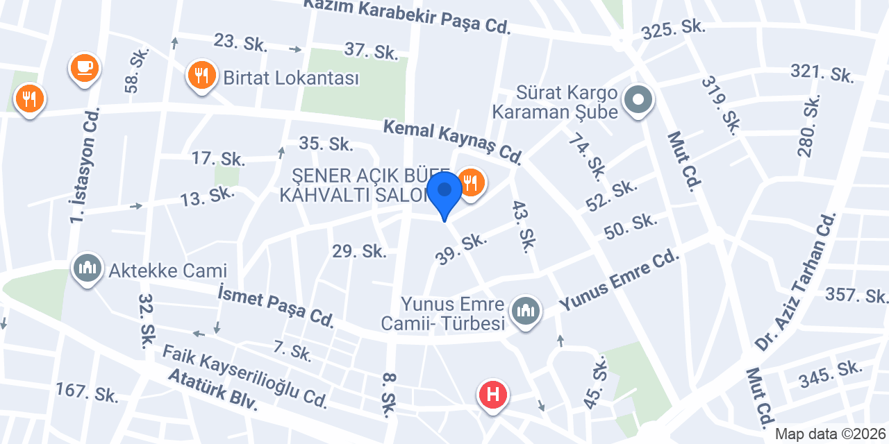 ERTA SİGORTA konumu