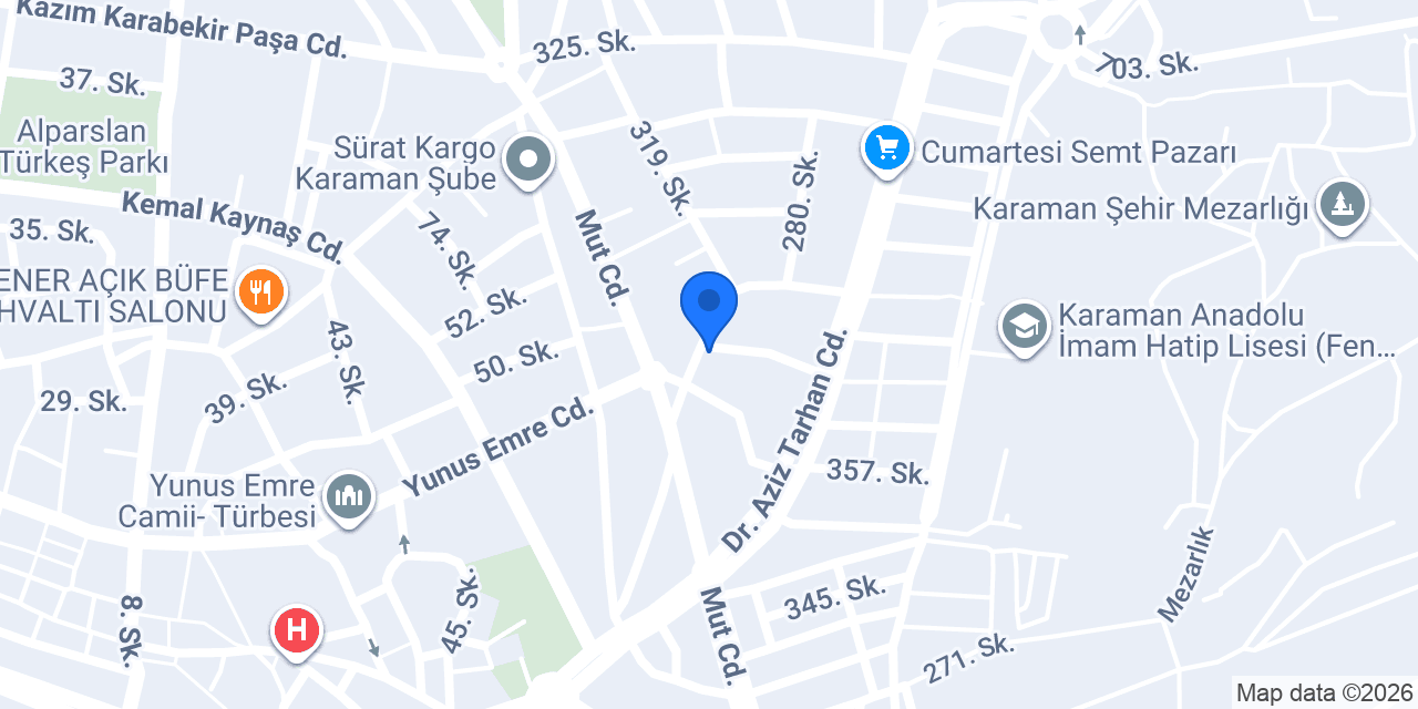Sezen mobilya konumu
