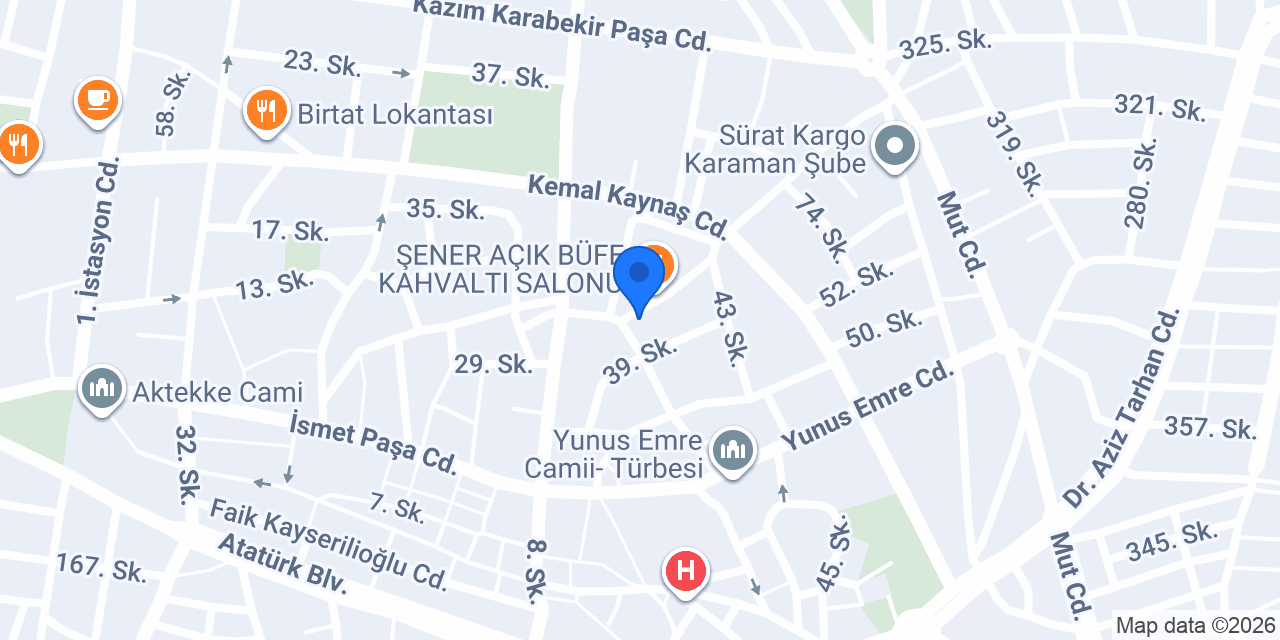 Serap Abla Mutfağından konumu